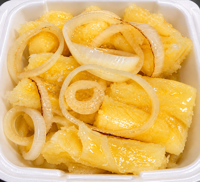 Yuca With Mojo.